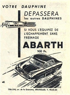Jacques Coune distributor ABARTH